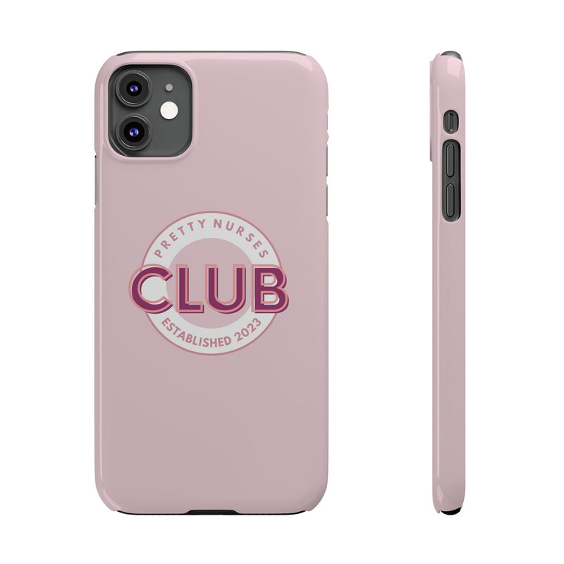 Pretty Nurse Club Est Slim iPhone Case