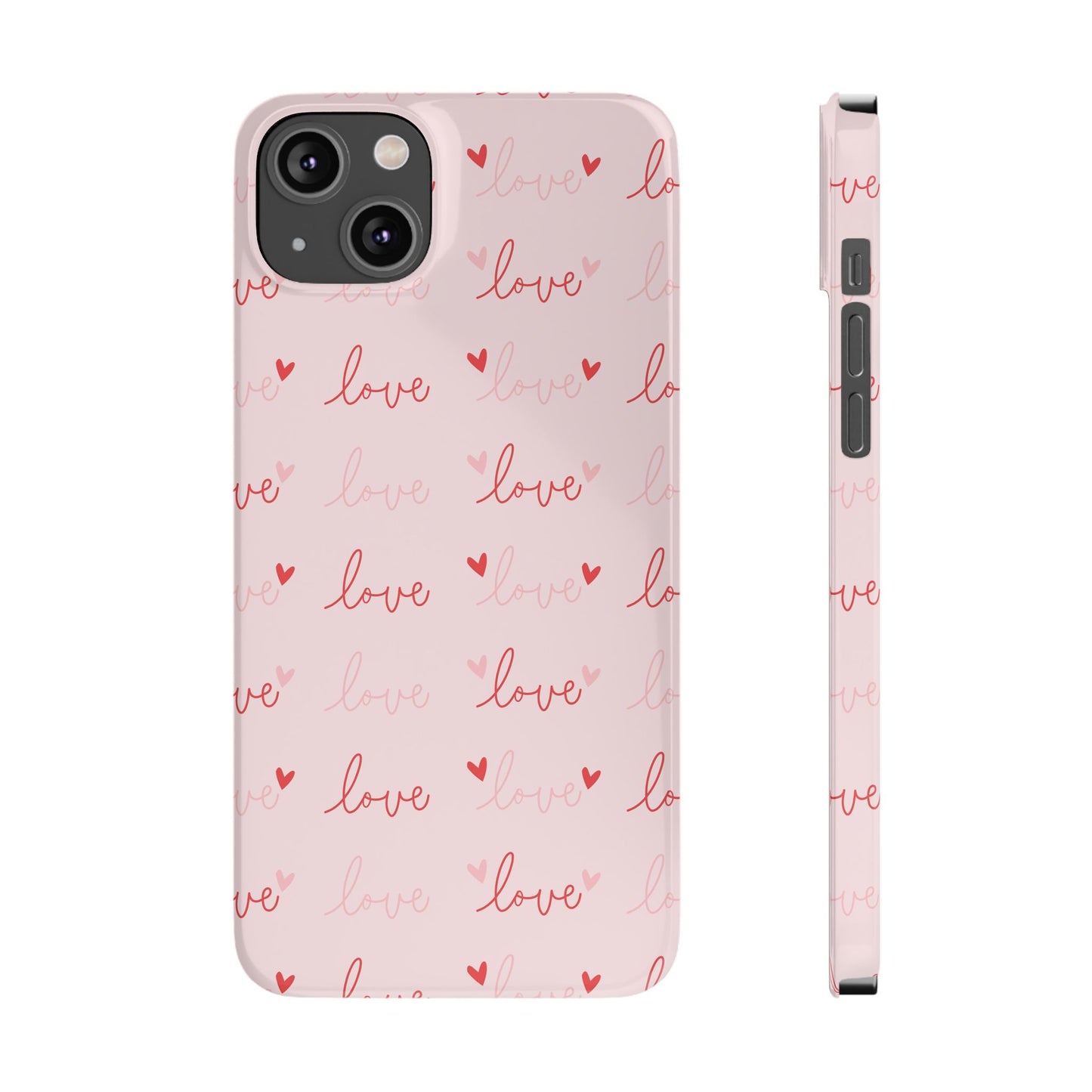 Love Silk Slim iPhone Case
