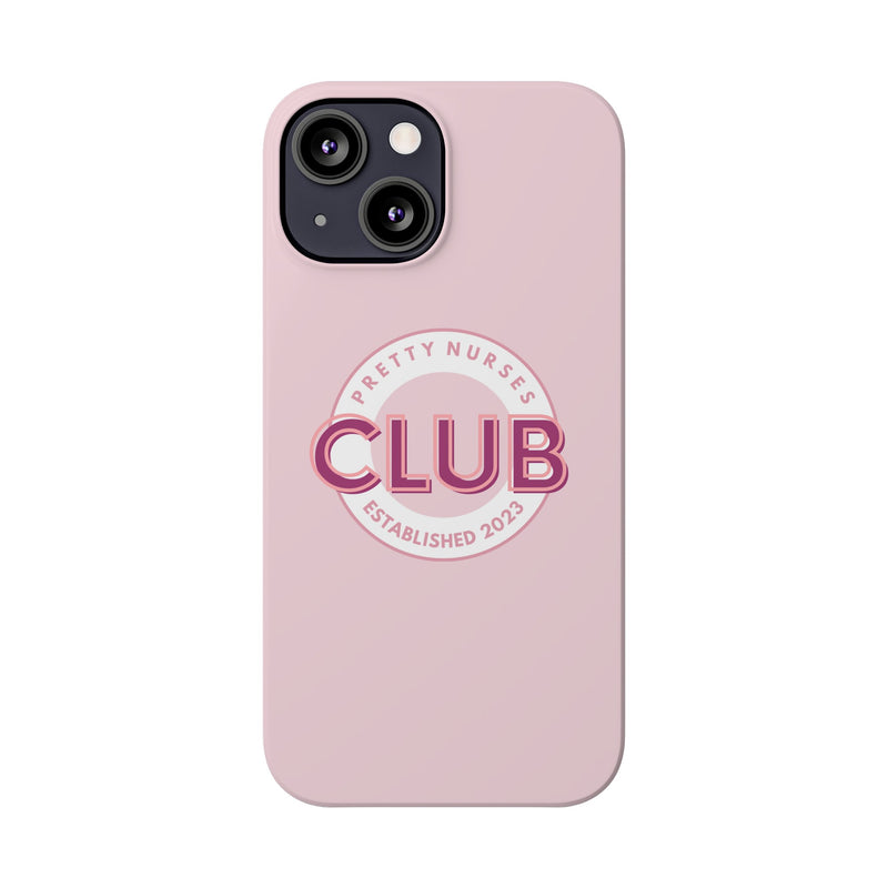 Pretty Nurse Club Est Slim iPhone Case