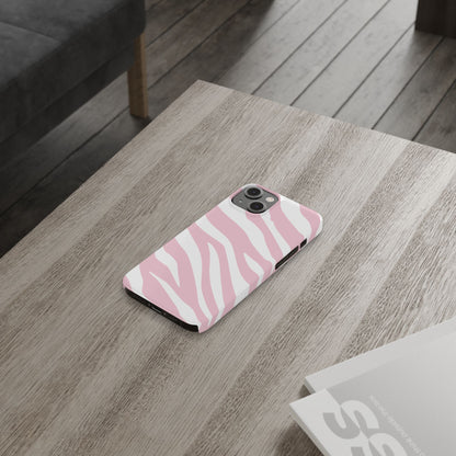 Pink Zebra Slim iPhone Case