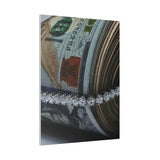 Money Band Matte Canvas, Stretched