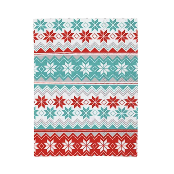 Christmas Flakes Velveteen Plush Blanket