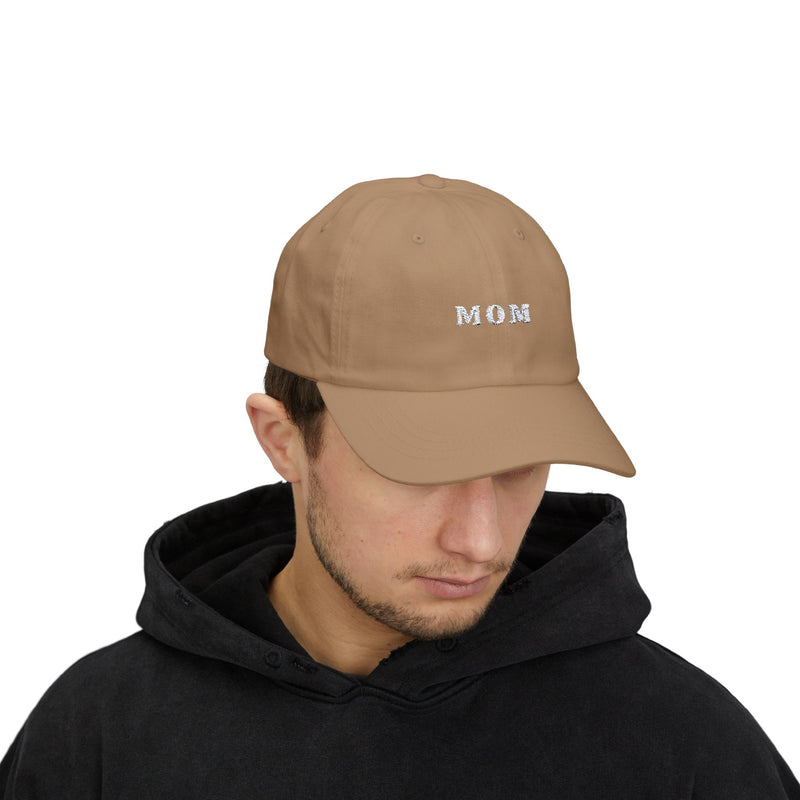 Embroidered Mom Classic Dad Cap