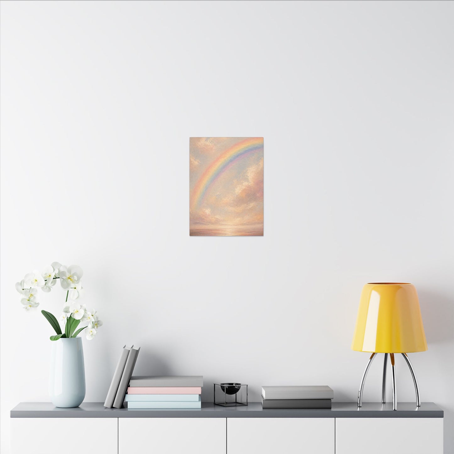 Rainbow Horizon Canvas Print — Matte Stretched Canvas
