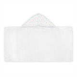 Multicolor Polka Dot Youth Hooded Towel