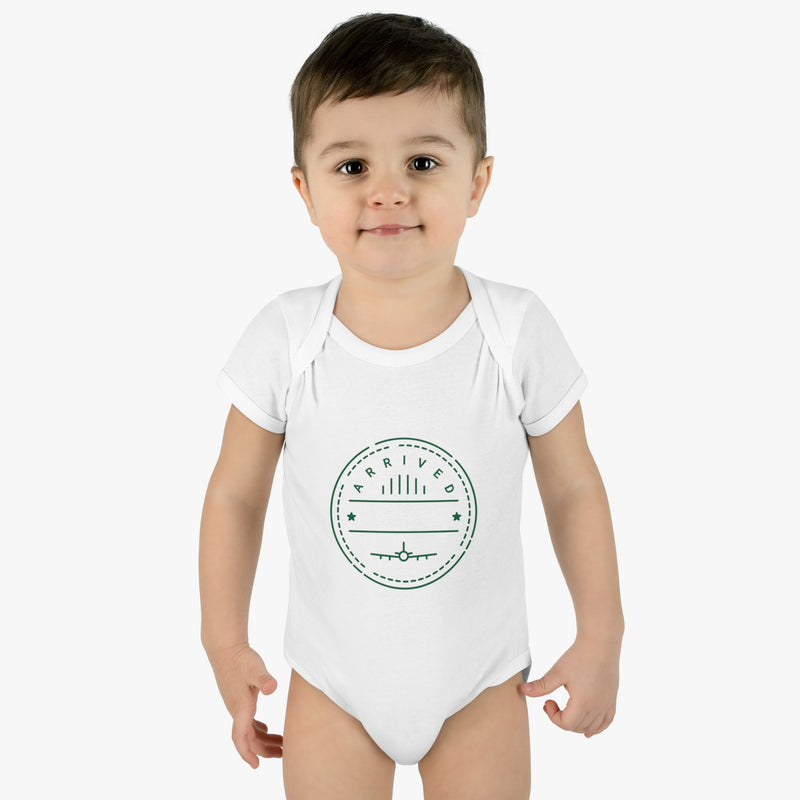 Arrived Stamp Baby Bodysuit