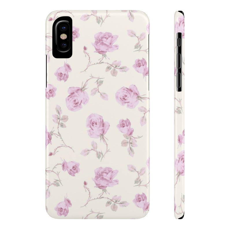 Lavender Rose Slim iPhone Case