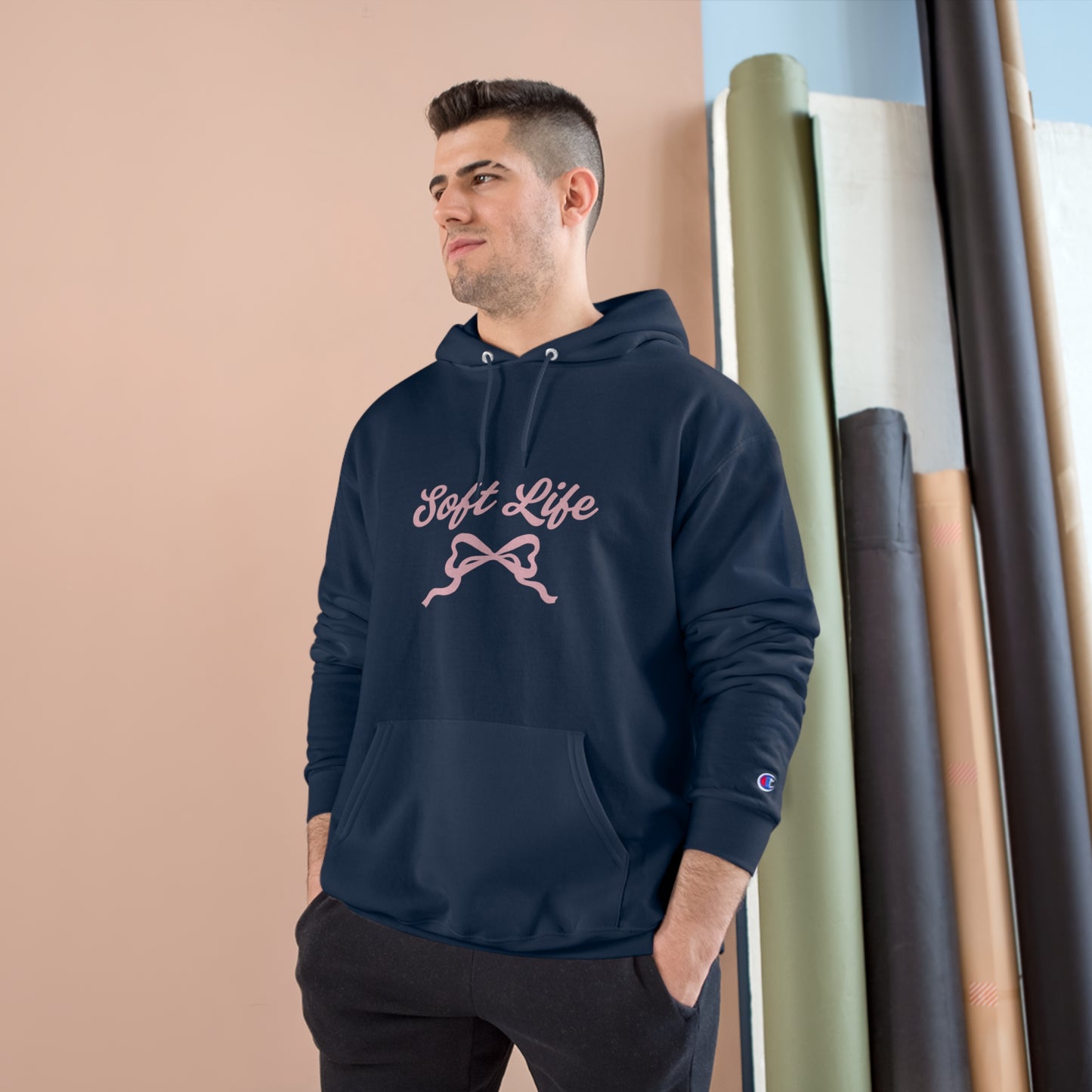 Soft Life Bow Champion Hoodie