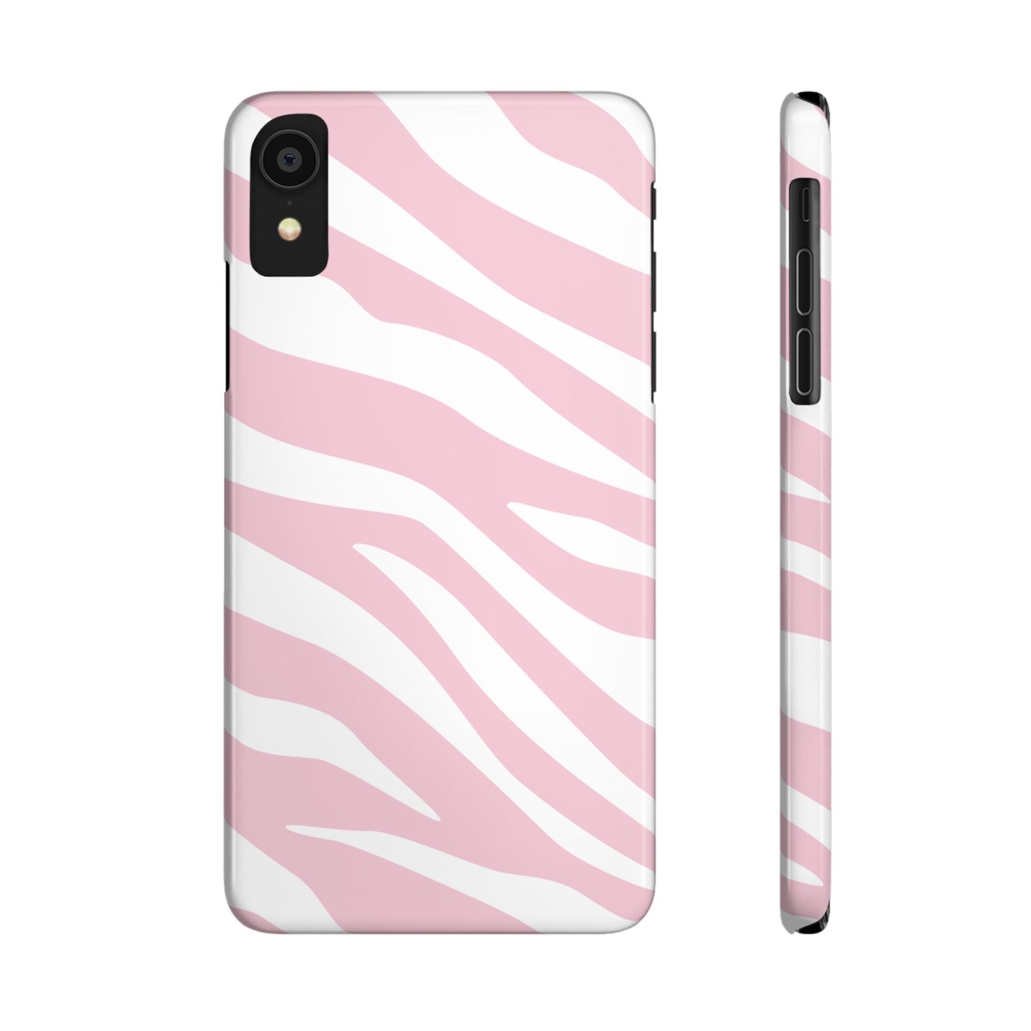 Pink Zebra Slim iPhone Case