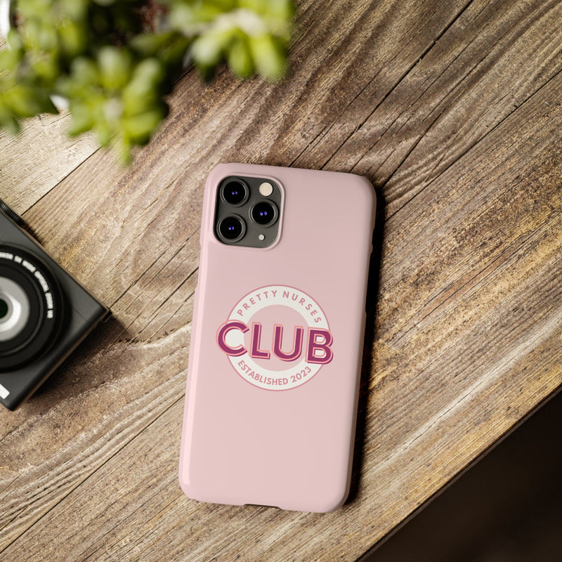 Pretty Nurse Club Est Slim iPhone Case