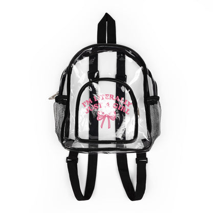 Clear I'm Literally Just a Girl Stadium Backpack