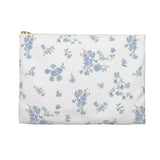 Blue Petals Accessory Pouch