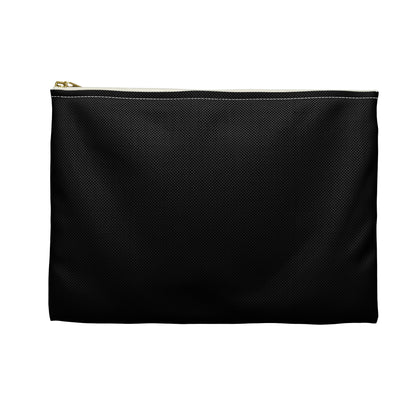Face Card Never Declines Black Accessory Pouch