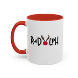 Rudolf Reindeer Accent Coffee Mug (11, 15oz)