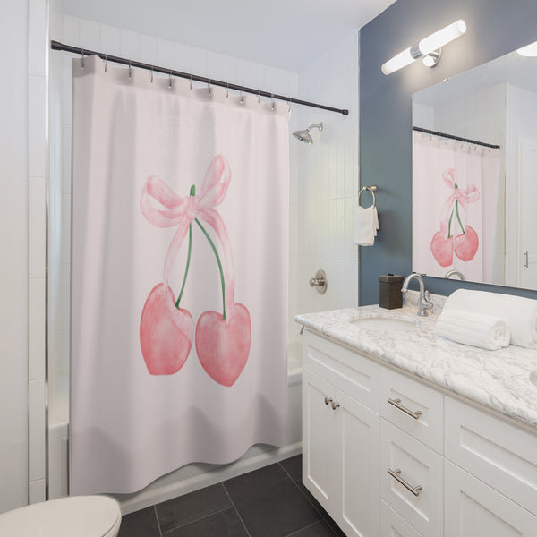 Coquette Cherry Shower Curtain