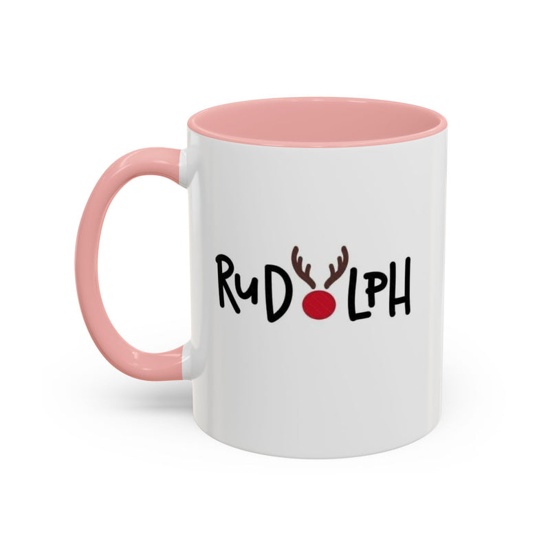 Rudolf Reindeer Accent Coffee Mug (11, 15oz)