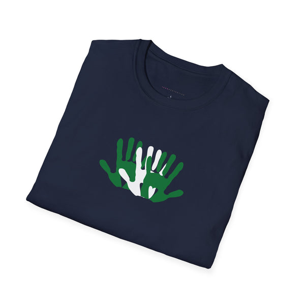 Nigerian Flag Hands Softstyle T-Shirt