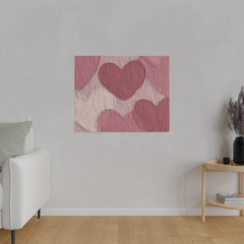 Love in the Air Matte Canvas, Stretched