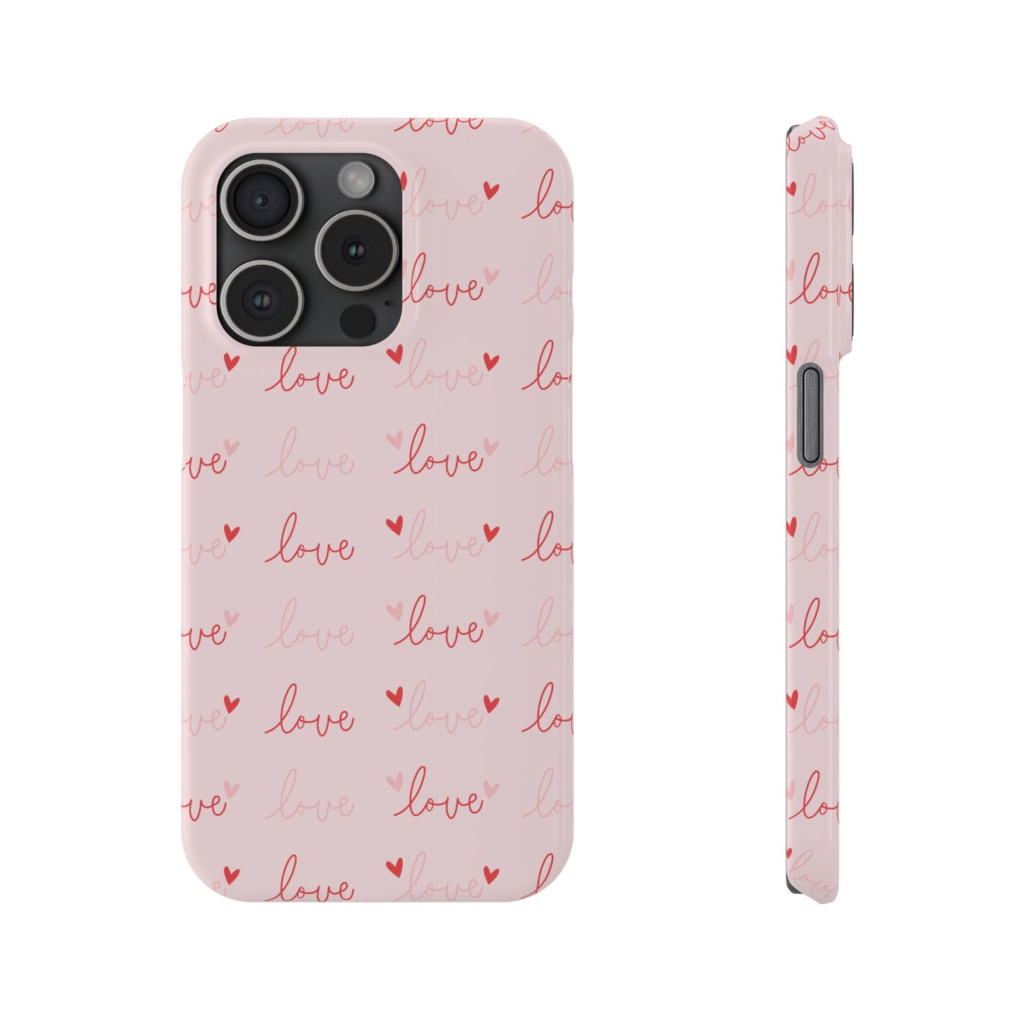 Love Silk Slim iPhone Case