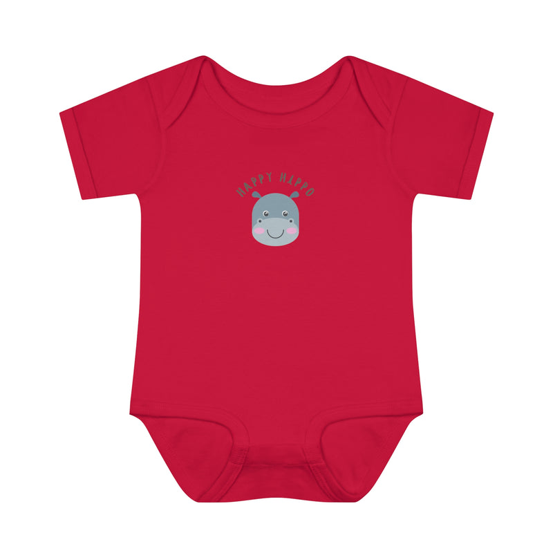 Happy Hippo Baby Bodysuit