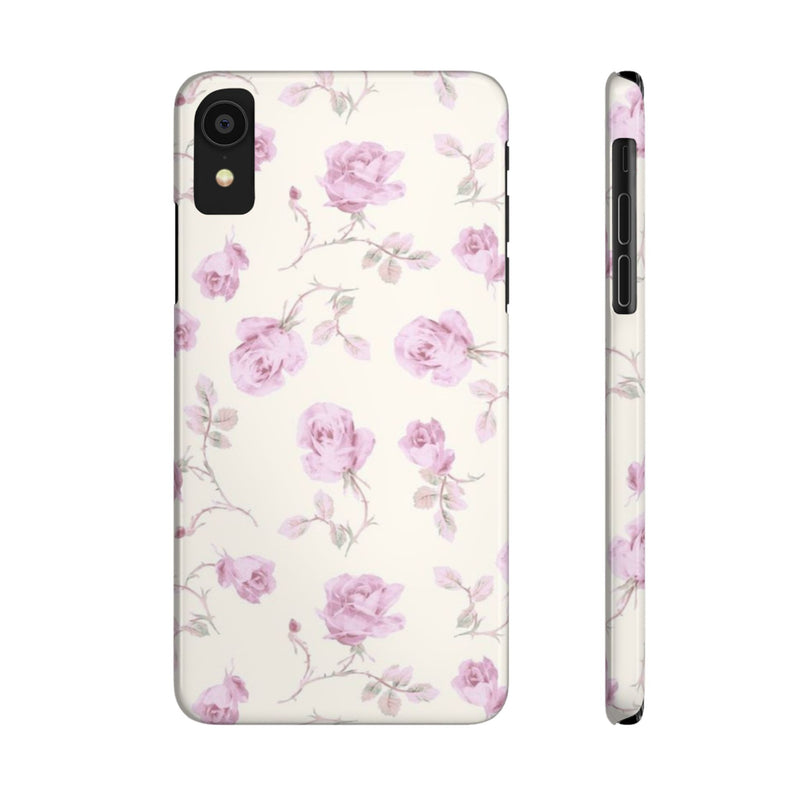 Lavender Rose Slim iPhone Case