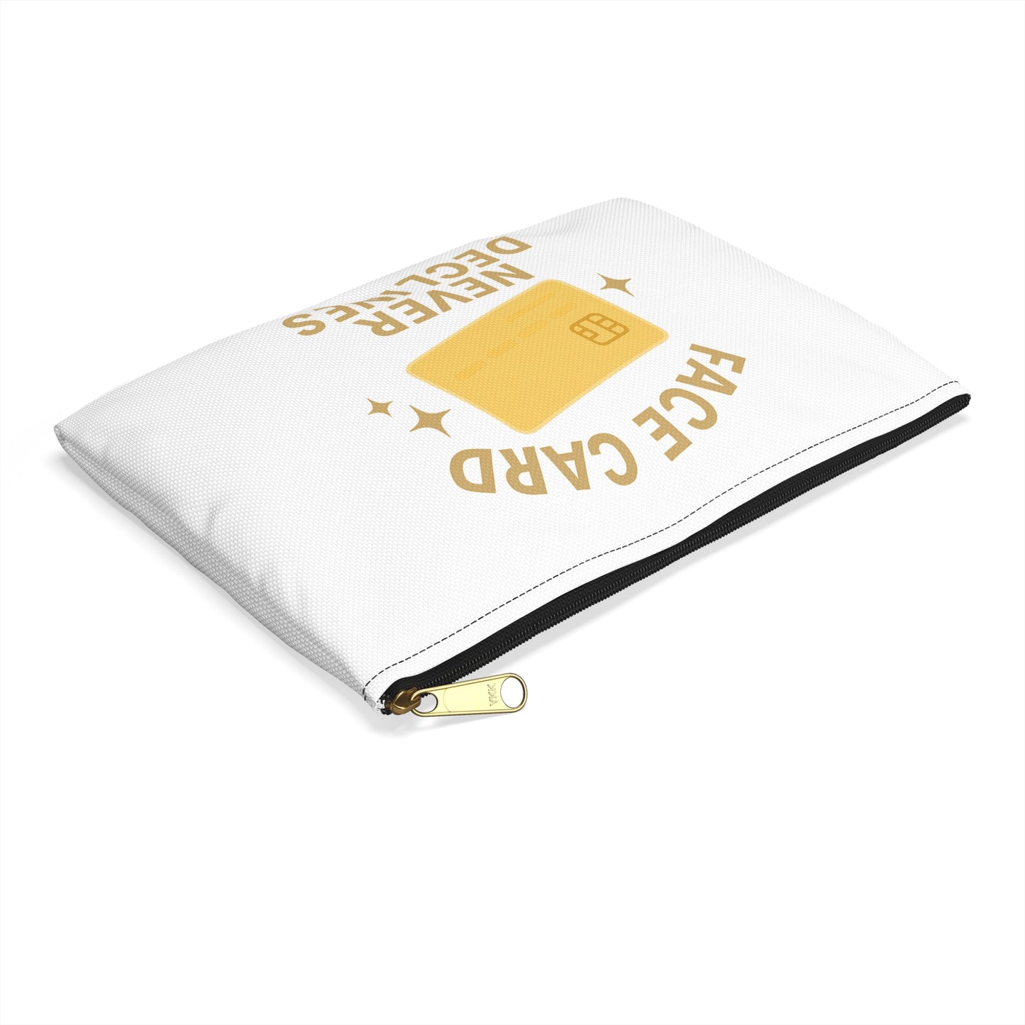 Face Card Never Declines Accessory Pouch