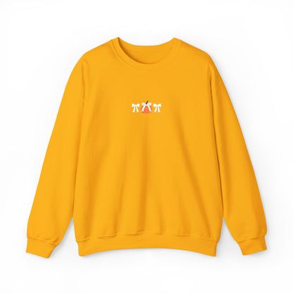 Coquette Pumpkin Embroidered Crewneck Sweatshirt
