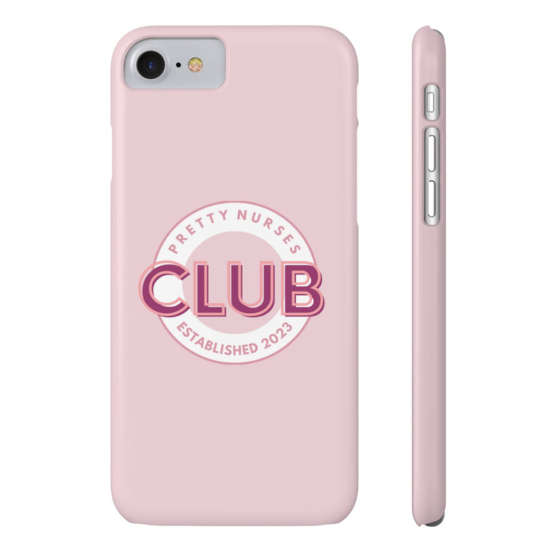 Pretty Nurse Club Est Slim iPhone Case