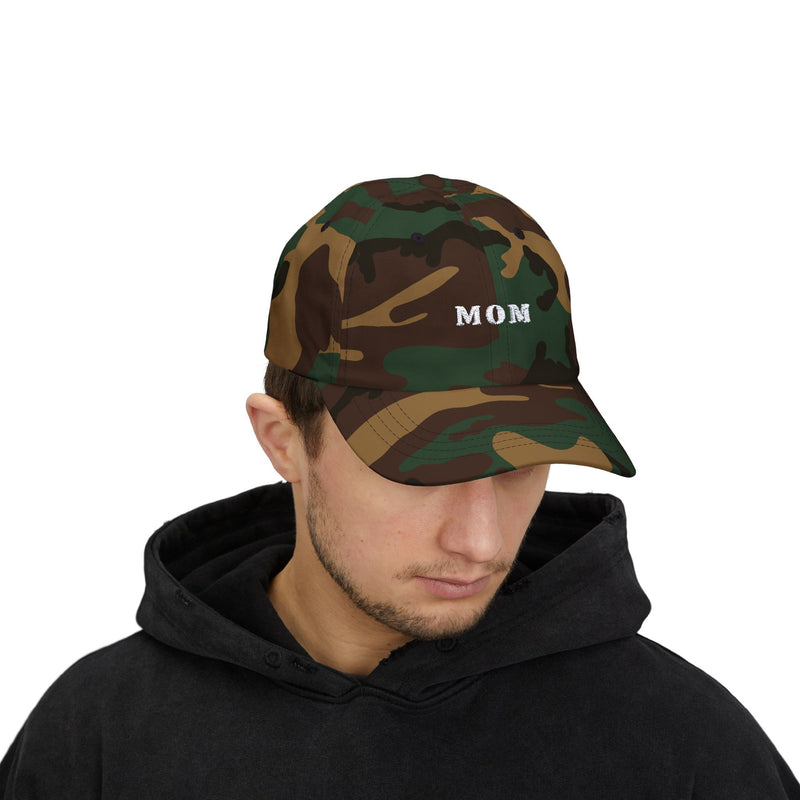 Embroidered Mom Classic Dad Cap