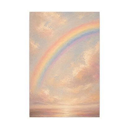 Rainbow Horizon Canvas Print — Matte Stretched Canvas