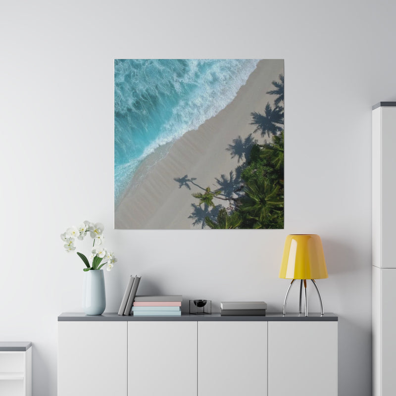 Paradise Cove Matte Canvas, Stretched