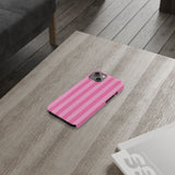 Pink Striped Slim iPhone Case