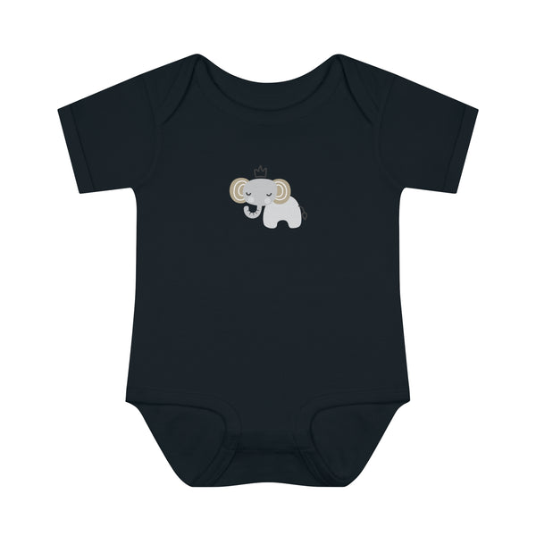 Royal Elephant Baby Bodysuit