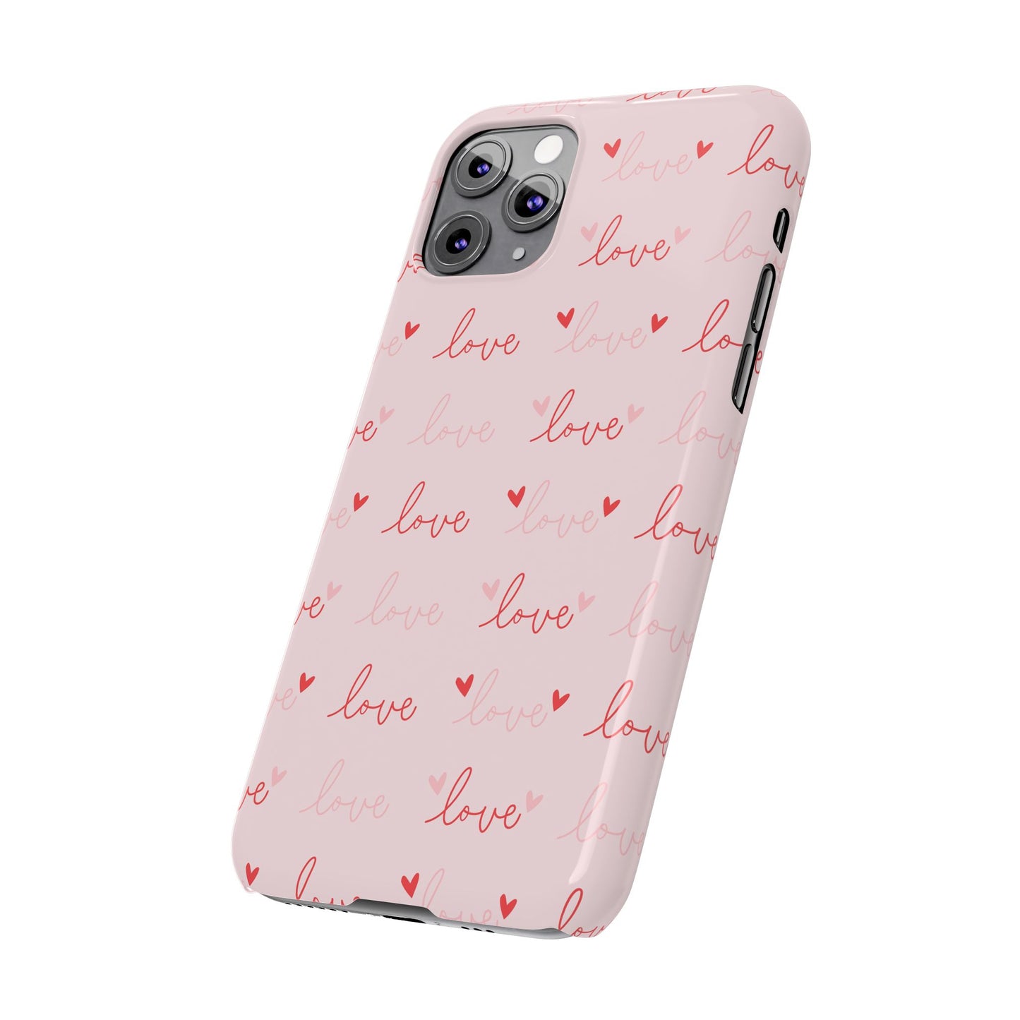 Love Silk Slim iPhone Case