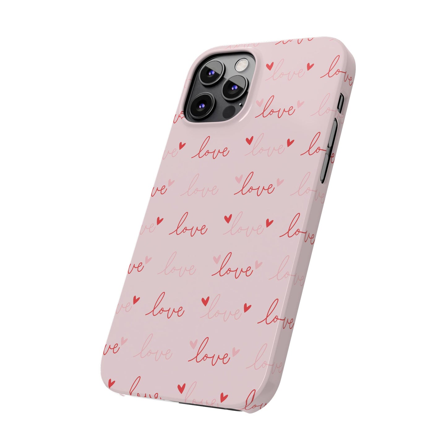 Love Silk Slim iPhone Case