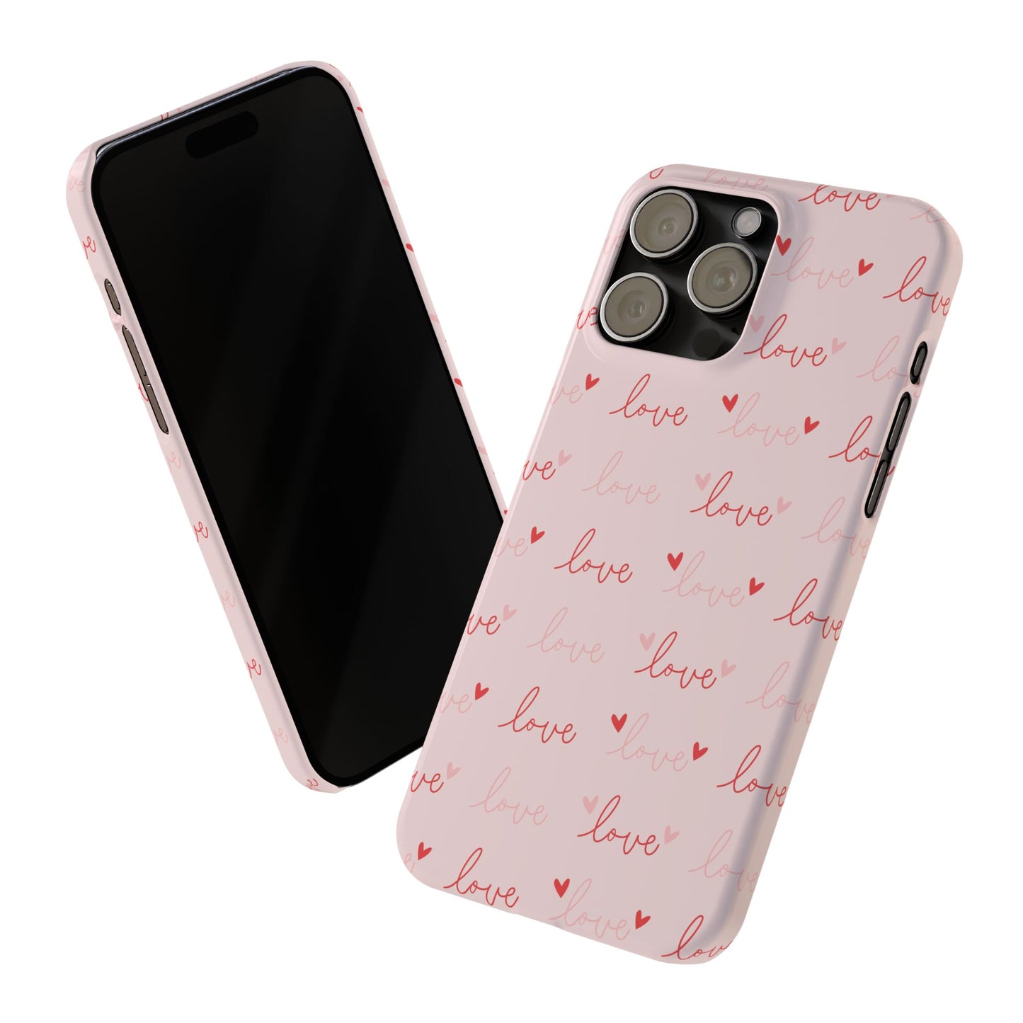 Love Silk Slim iPhone Case
