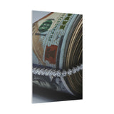 Money Band Matte Canvas, Stretched