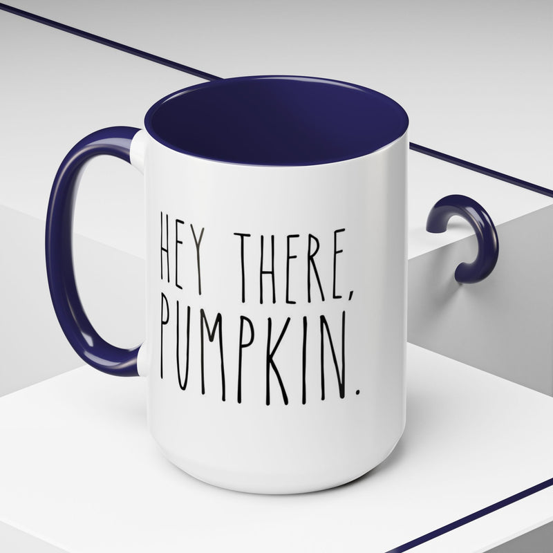 Hey There Pumpkin Accent Coffee Mug (11, 15oz)