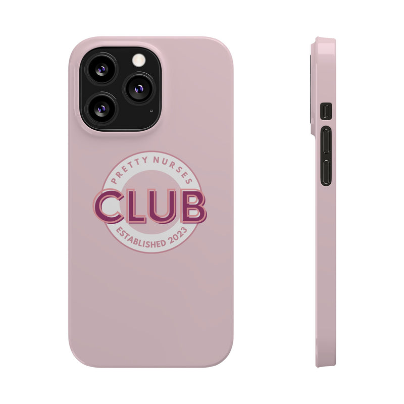 Pretty Nurse Club Est Slim iPhone Case