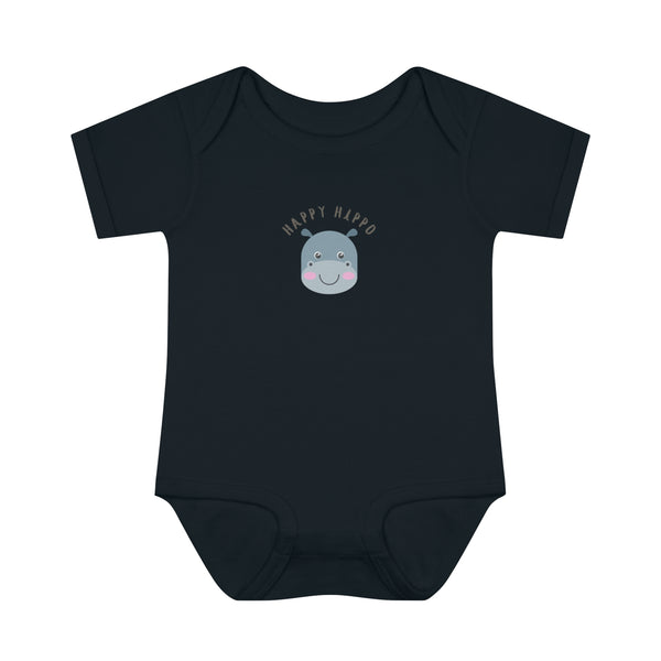 Happy Hippo Baby Bodysuit