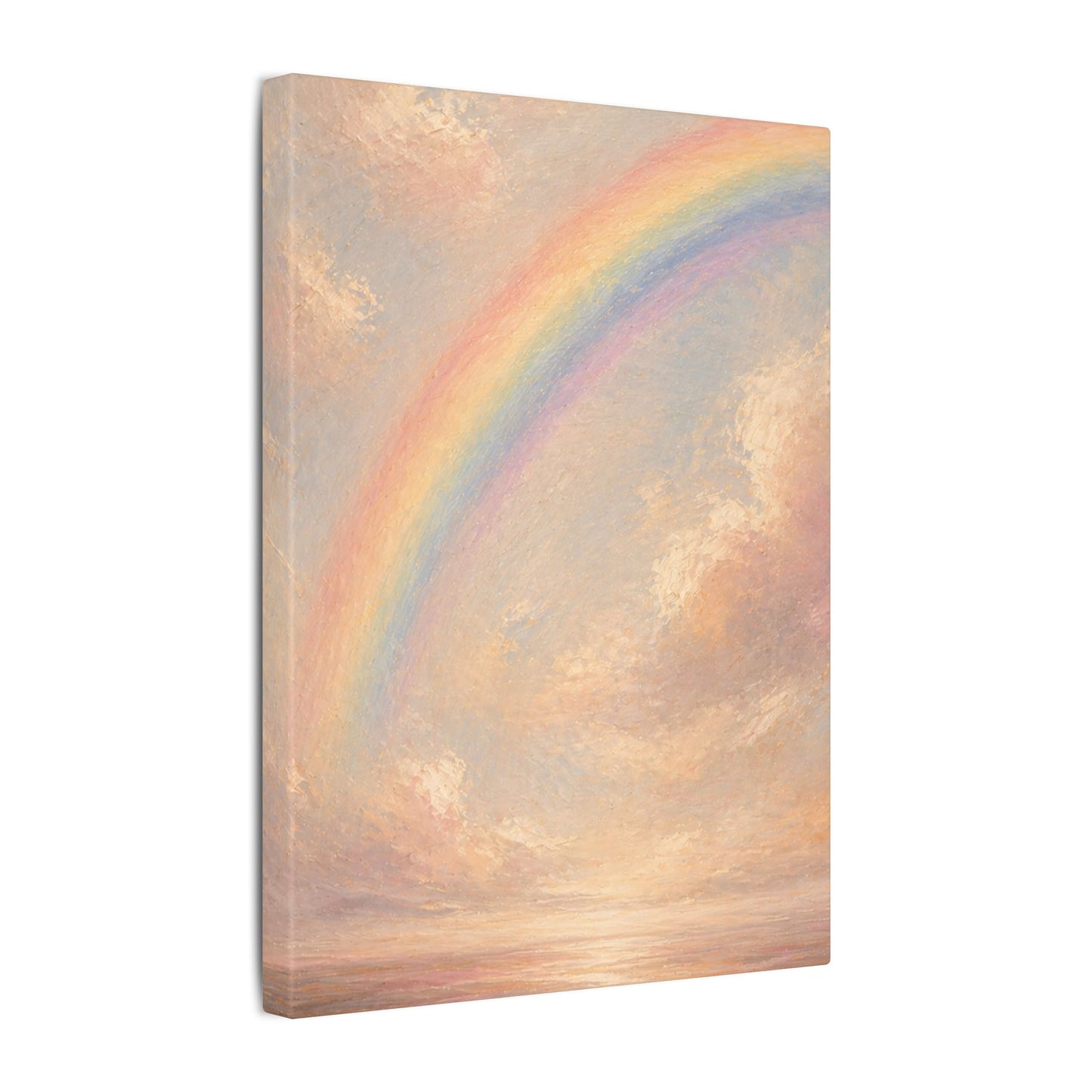 Rainbow Horizon Canvas Print — Matte Stretched Canvas