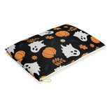 Boo Pumpkins Black Accessory Pouch