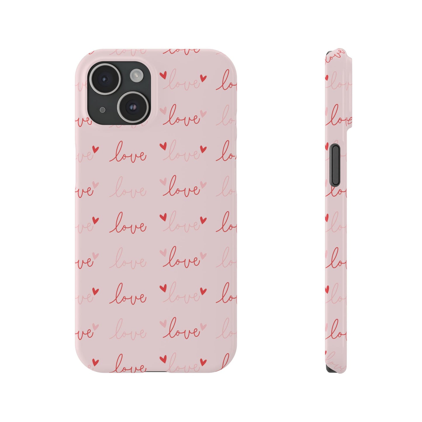 Love Silk Slim iPhone Case