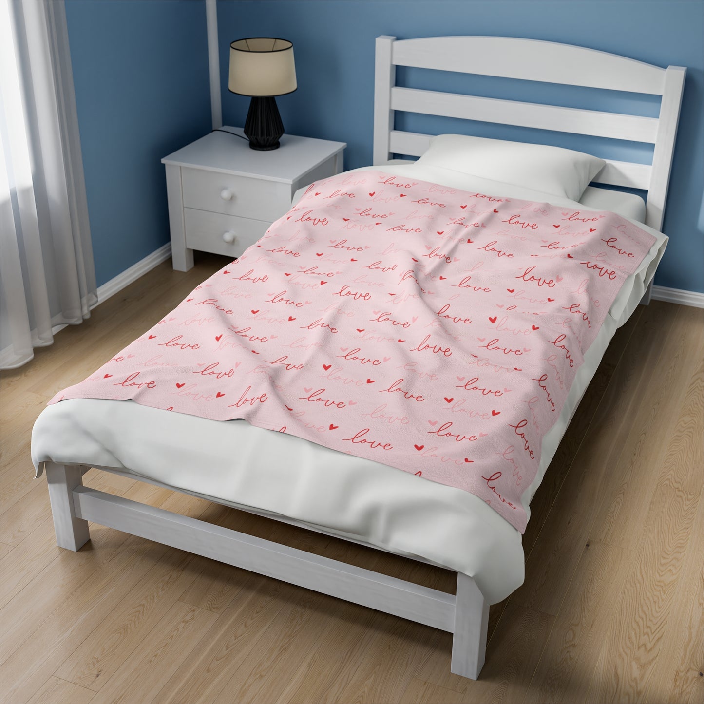Love Silk Velveteen Plush Blanket