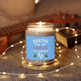 Baking More Than Cookies Blue Scented Candles, 9oz