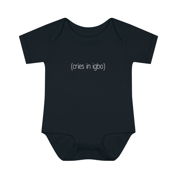 Cries in Igbo Baby Bodysuit