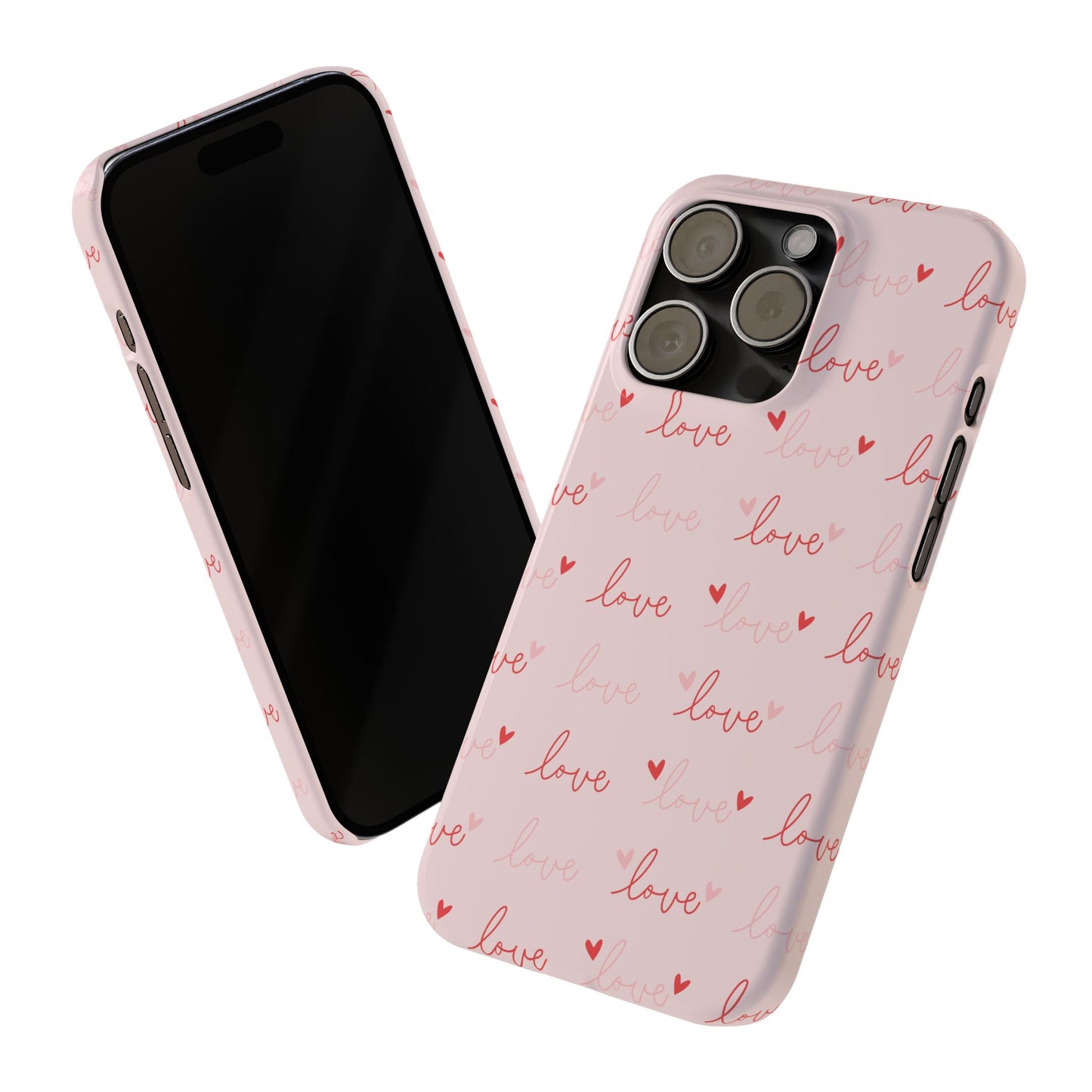 Love Silk Slim iPhone Case