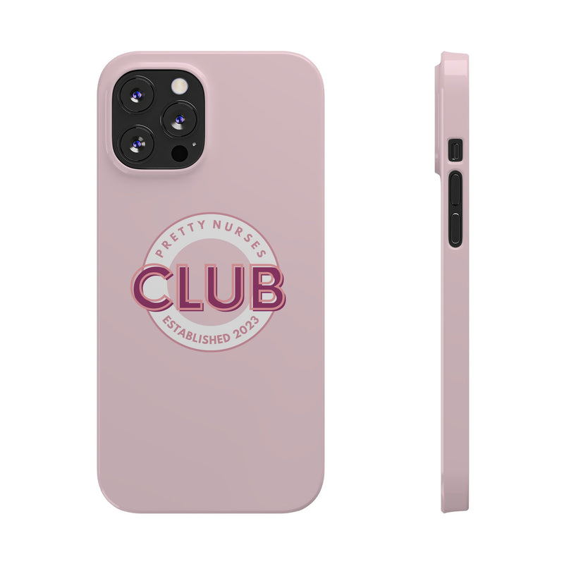 Pretty Nurse Club Est Slim iPhone Case