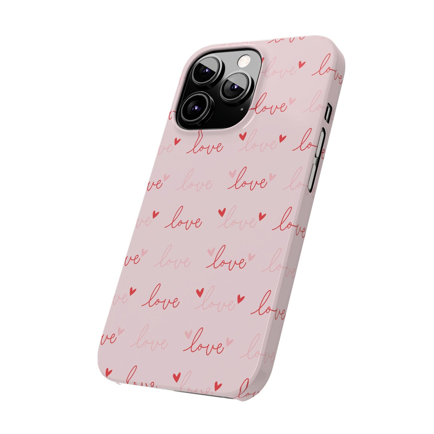 Love Silk Slim iPhone Case