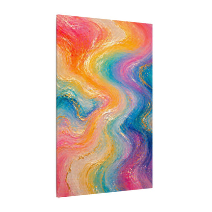 Rainbow Wave — Matte Canvas Wall Art